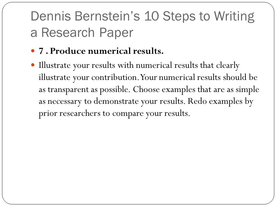 10 Steps in Writing the Research Paper - PowerPoint PPT Presentation